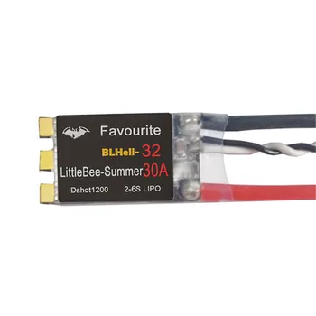 

Free Shipping Favourite Littlebee FVT Summer 30A Blheli_32 2-6S DSHOT1200 Ready FPV Racing ESC Current Limit for RC Drone Quad
