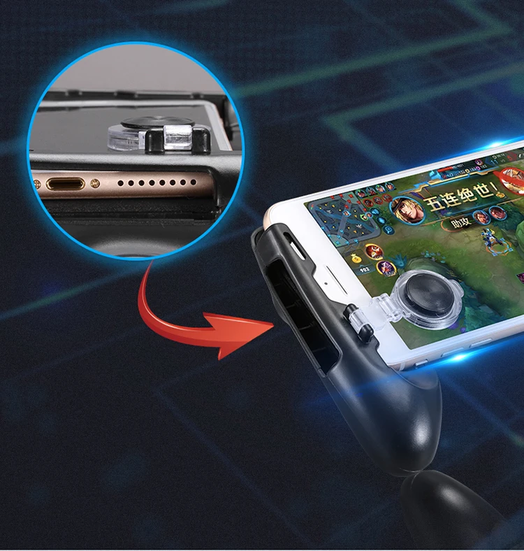 Горячая игра геймпад для универсального мобильного телефона игровой контроллер стрелок триггер огонь Кнопка Aim ключи джойстик для PUBG для iphone XS
