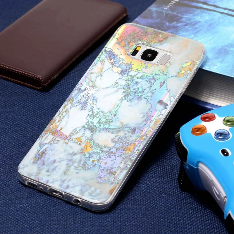 Мода для samsung Galaxy S8 Plus Аннотация Soft ТПУ Защита S9 тонкий телефон чехлы