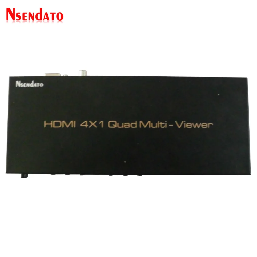 HDMI 4x1 четырехъядерный многоэкранный сплиттер 4 в 1 выход адаптер конвертер с RS232 ИК
