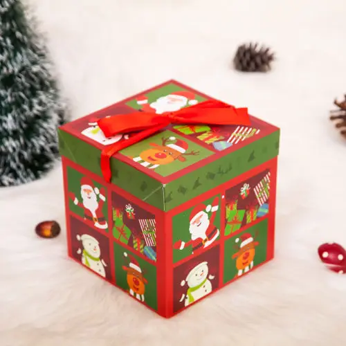 

New Personalised Christmas Eve Gift Box Xmas Present Party Favour Gift Boxes UK