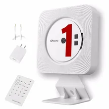 KECAG CD Player Wall Mountable Bluetooth Portable Home Audio Boombox with Remote Control FM Radio Built-in HiFi Speakers USB MP3