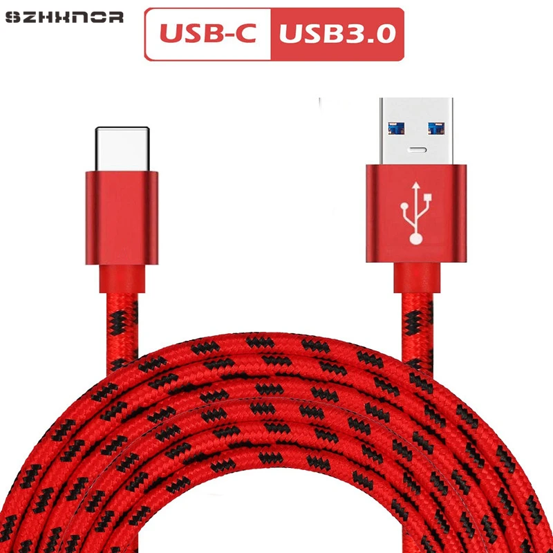 0,2 м 1 м 2 м 3 м USB C шнур для быстрой зарядки для Xiaomi mi A1 max 2 3 mi x 6 huawei Honor 10 9 Lite P9 P10 P20 mate 10 mate 20 pro lite