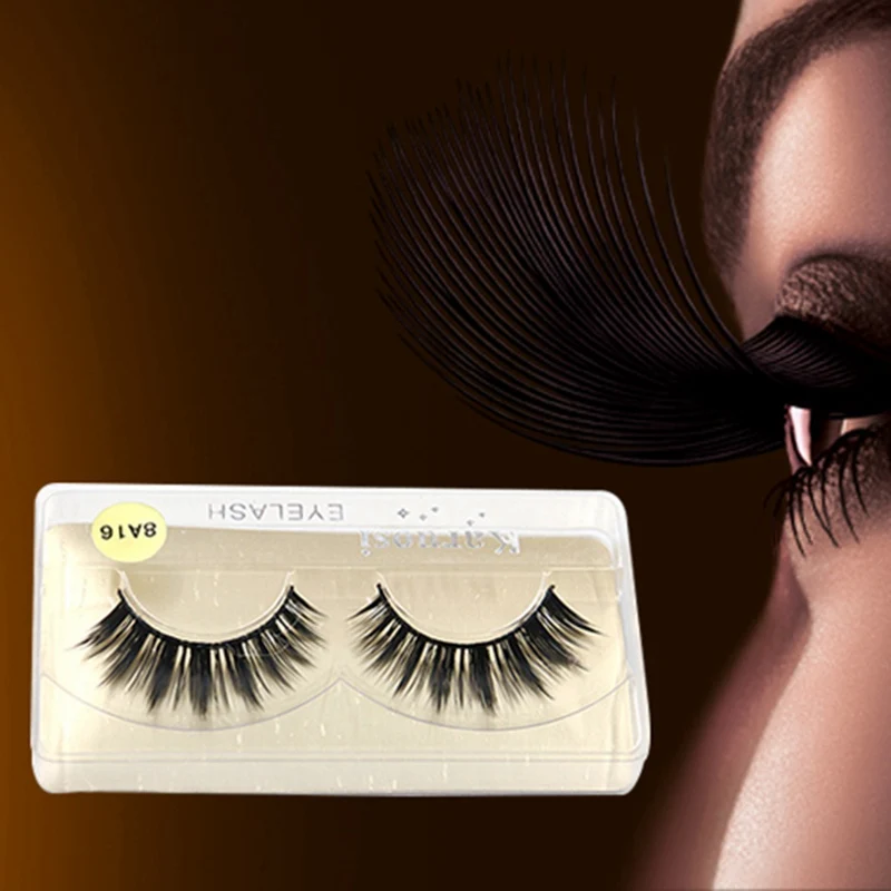 

Eyelashes 3D Real Mink Eyelashes Natural Long False Eyelashes 100% Hand Made False Lashes Eye Extension Long lasting