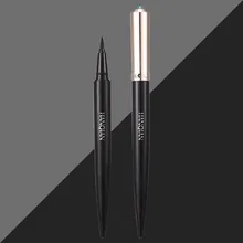 Прозрачная черная жидкая подводка для глаз, Водостойкая Подводка для глаз, макияж для глаз, экстремально гладкая губка, подводка для глаз, долговечная, быстро сохнет