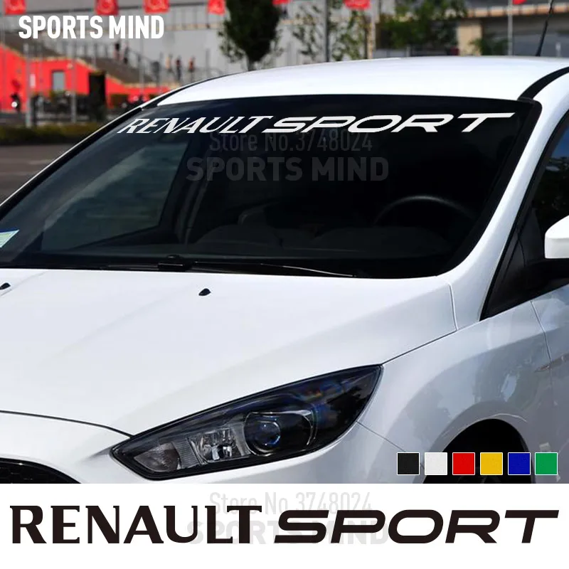  Windshield Car Stickers Decal Automobiles Car-Styling For Renault Duster Megane RS Logan Laguna Cli