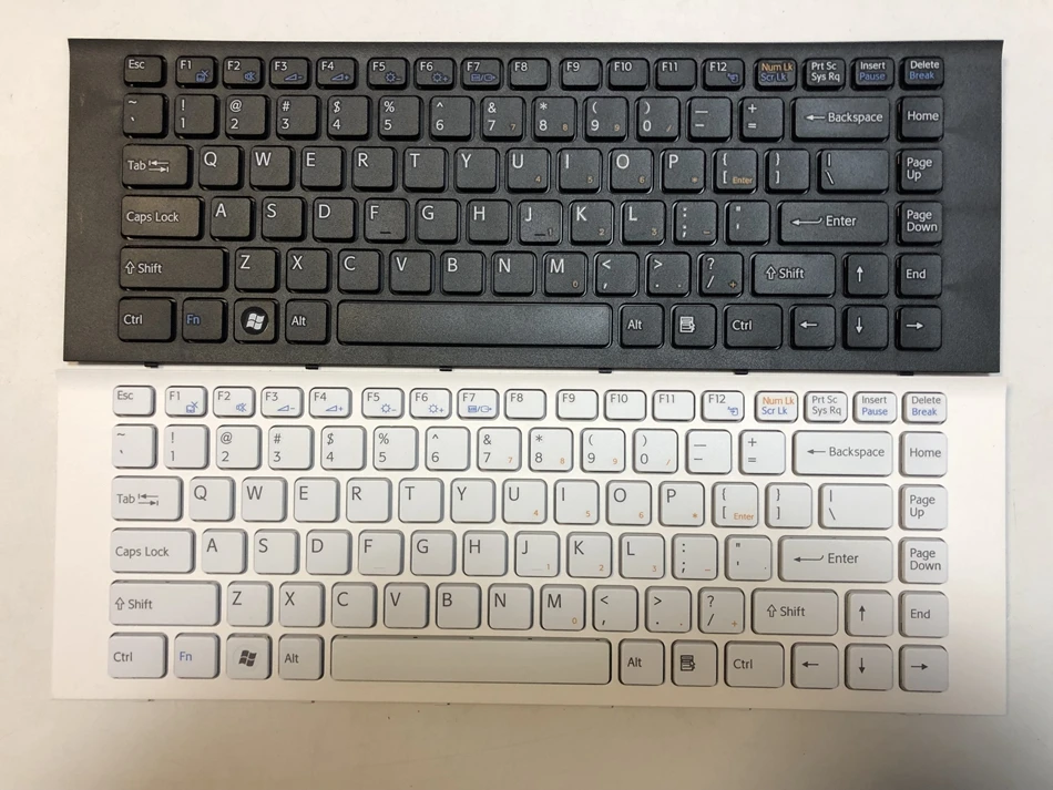 

US Laptop Keyboard For SONY VAIO VPCEG VPC EG VPC-EG VPCEG16FM VPCEG18FX VPCEG17FX VPCEG1AFX VPCEG1FGX White & black US Layout