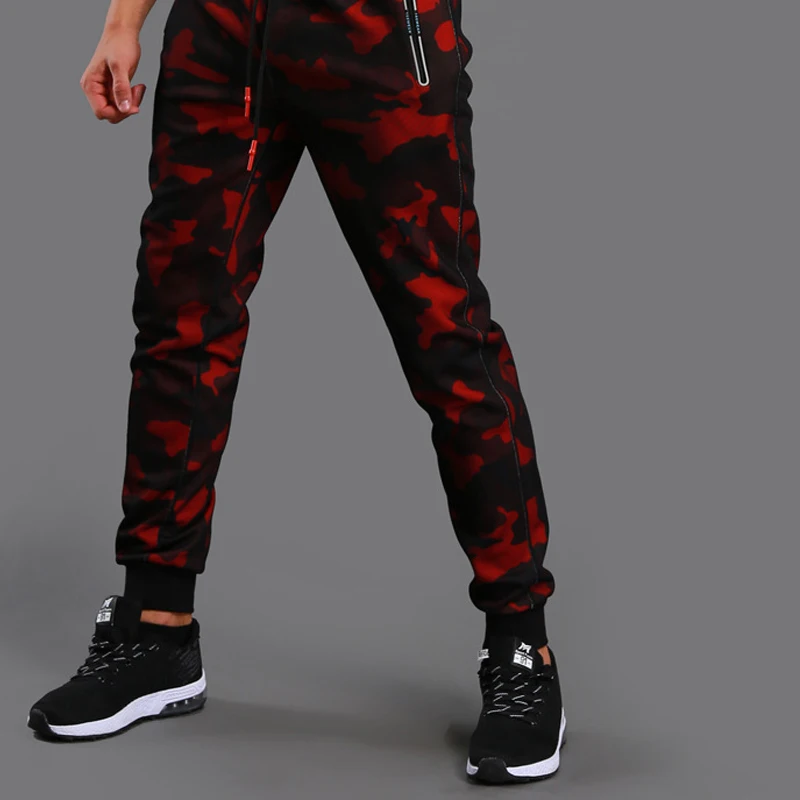 2019 New Fashion Tracksuit Bottoms Mens Casual Pants Cotton Sweatpants Camouflage Pants Men Street Wear Fashion High Quality