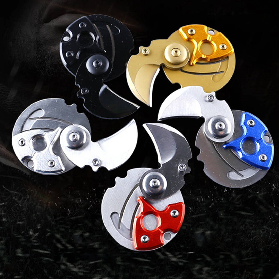 

2018 Mini Portable Folding Blade Coin Knife Pocket Tool Small Outdoor Military Survival Knifes Keychain Multi-function Tools