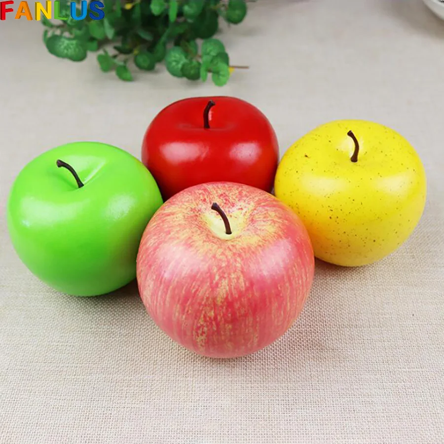 1 шт. Искусственные Фрукты Яблоко украшение для дома оконный шкаф реквизит