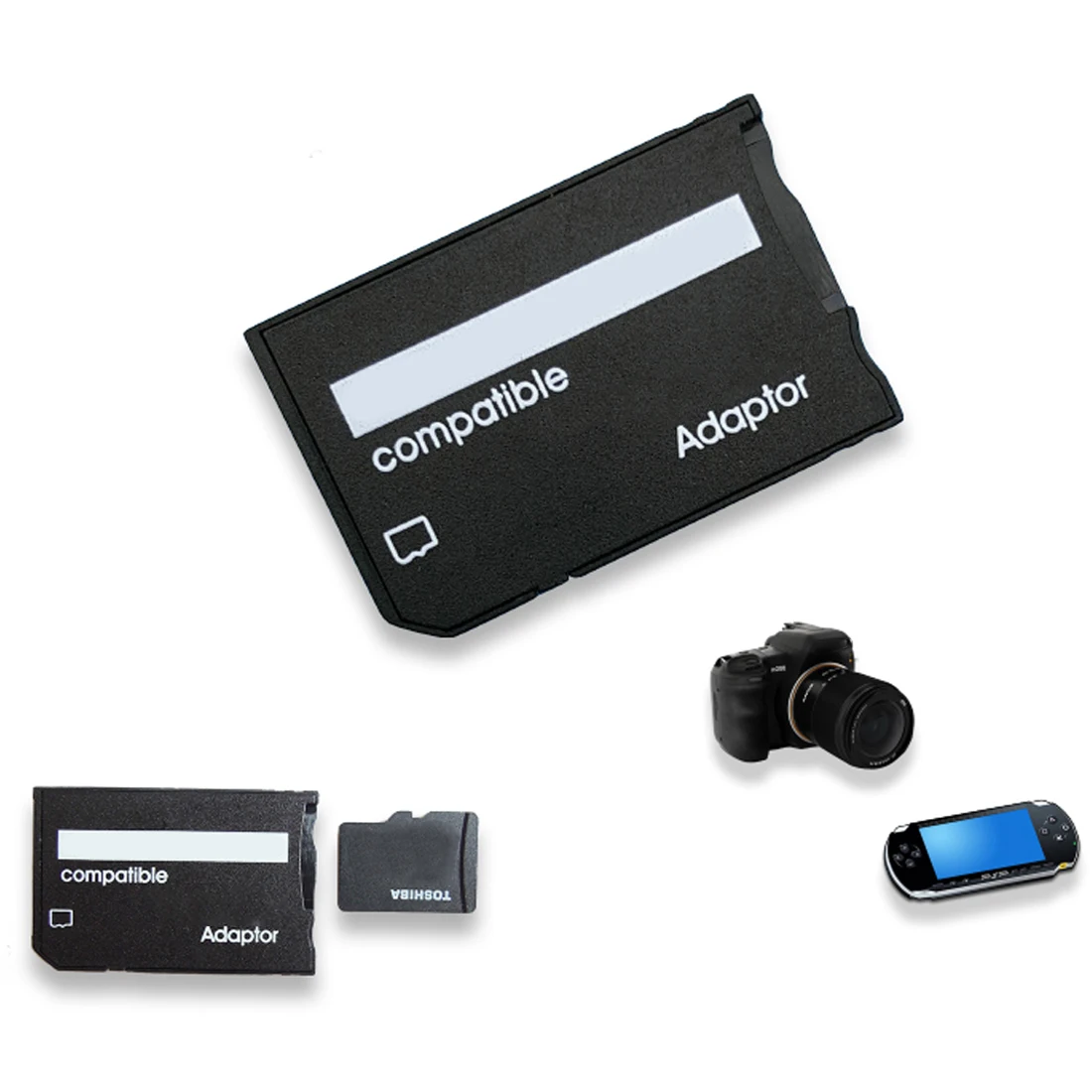 NOYOKERE TF Card Reader Memory Stick Mini Micro SD Card Adapter for MS Card MS Pro 2