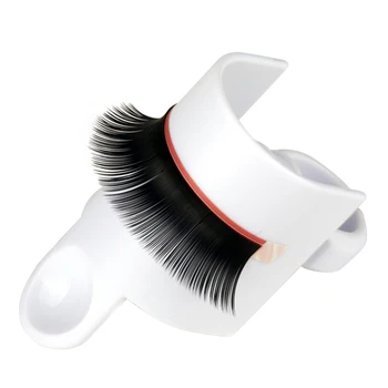 

Navina U shape Curved Eyelash Extension Glue Ring Adhesive Eyelash Pallet Holder Set Makeup Tool kit False eyelash device tool