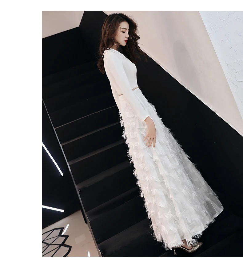 evening gowns for women Wei yin 2022 White Evening Dress Elegant Lace Evening Gowns Long Formal Prom Dress Styles Women Prom Party Dresses WY1289 green evening dress