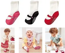 COMBI Anti-Slip 3 pairs/ lot Free Shipping 100% New 3 colors Baby Socks Baby Product Child’s Cotton Socks Baby Wear