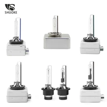 SHUOKE лампы Xenon HID D1S D1R D2S D2R D3S D3R D4S D4R D5S D8S 12V 35W 4300K 5000K 6000K 3000Lm 2000h жизни 1 пара