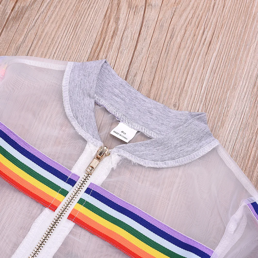 3Pcs Toddler Girl Clothes 2019 Summer Kid Rainbow Sun Protection Clothing Vest Shorts Children Set Outfits Sports Suit For Girls (13)