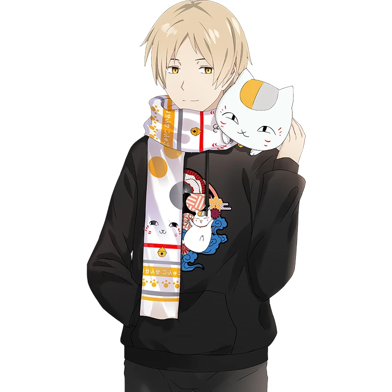 Зимний шарф унисекс аниме Natsume Yuujinchou Мадара шейный платок для косплея модный