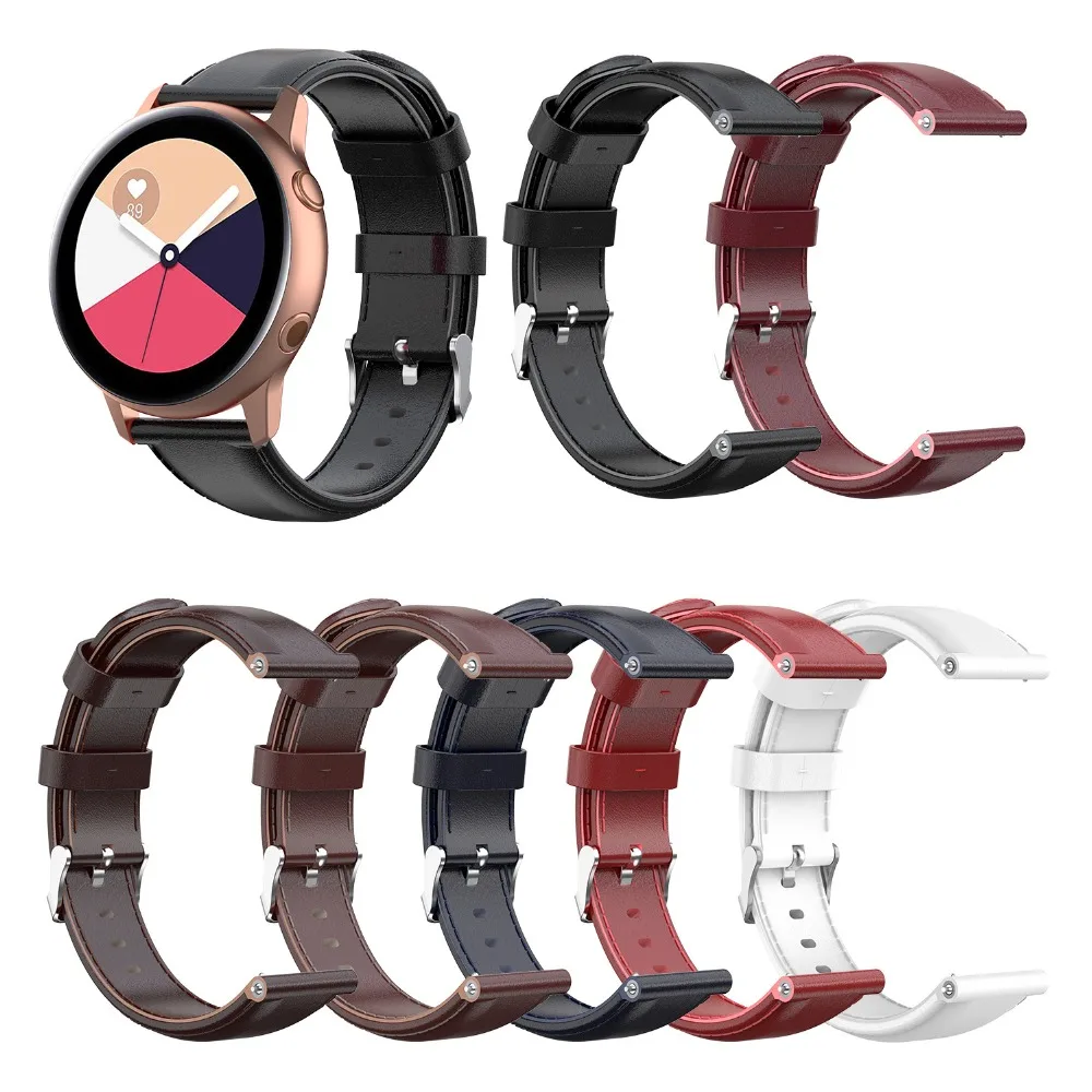 2 в 1 кожаный ремешок для часов samsung galaxy Watch активный ремешок+ защитный чехол для galaxy watch активный умный Браслет Be