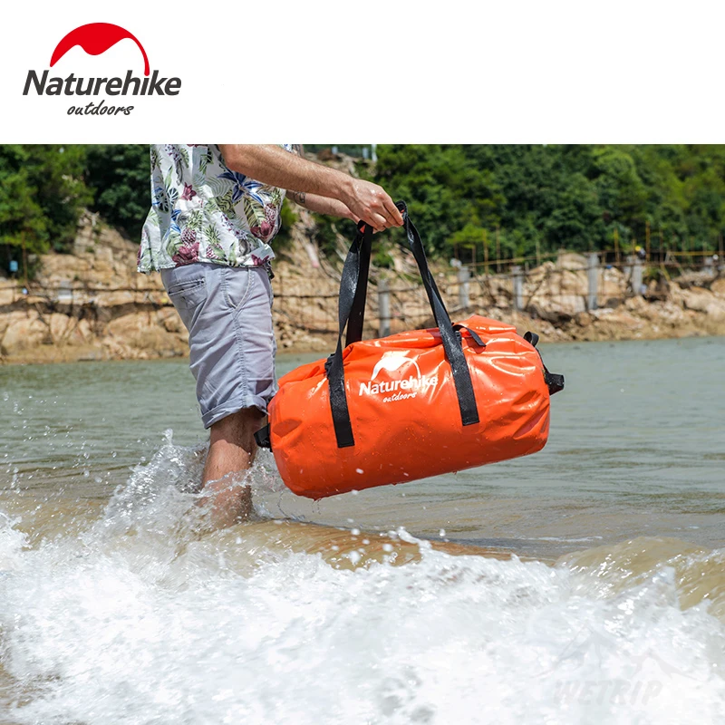 NatureHike 120L río Trekking bolsa impermeable al aire libre de nadar acampar senderismo bolsa de gran capacidad multifuncional ultraligero bolsa