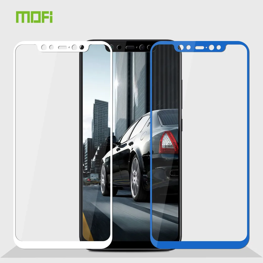 Xiaomi Mi8 Glass Tempered MOFi Original Mi 8 Screen Protector Full Cover Protective Film M8 | Мобильные телефоны и