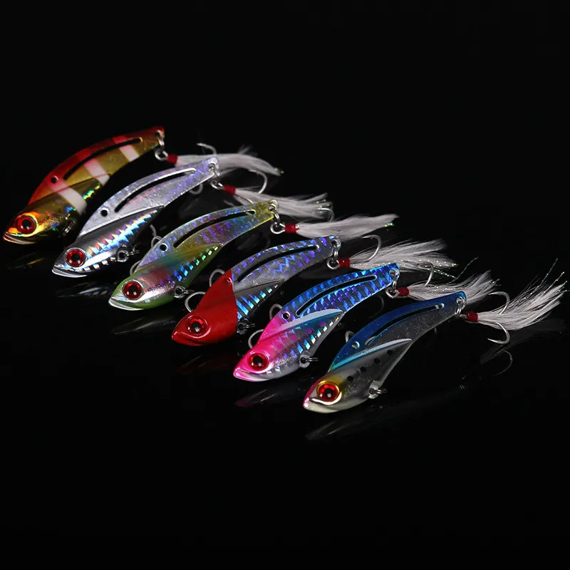 

New long-range metal VIB iron plate road bait 10/14/20/25g metal bait fishing gear wholesale
