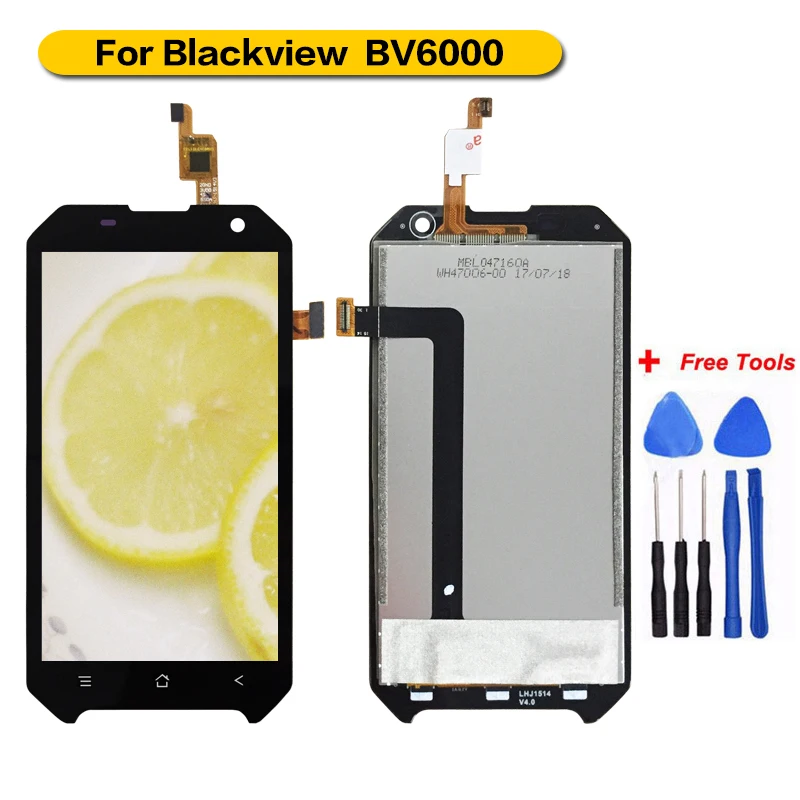 ЖК дисплей и сенсорный экран для Blackview BV6000/BV6000S 100% протестированный с