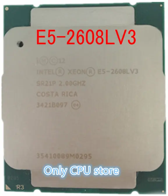 E5-2608LV3 Intel Xeon E5-2608L V3 Процессор 2,00 ГГц 6-ядерный E5 2608L V3 процессор
