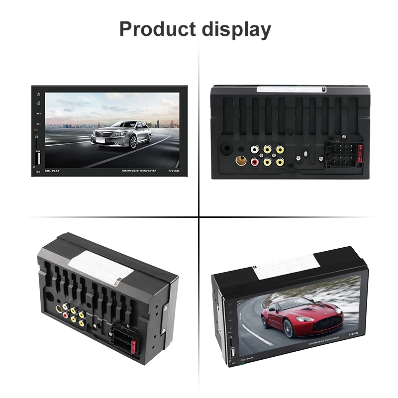 Автомобильный радиоприемник 2 Din HD 7 &quotсенсорный емкостный экран Bluetooth
