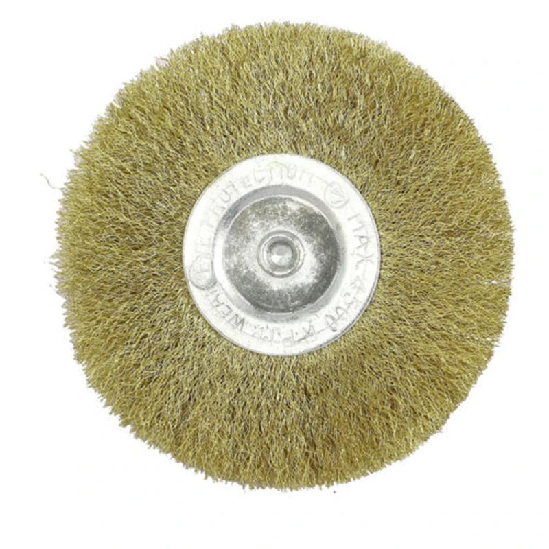 Полировка 100 мм стальная проволока колеса с хвостовиком для очистки металла Удаление ржавчины шлифовальные полировальные аксессуары