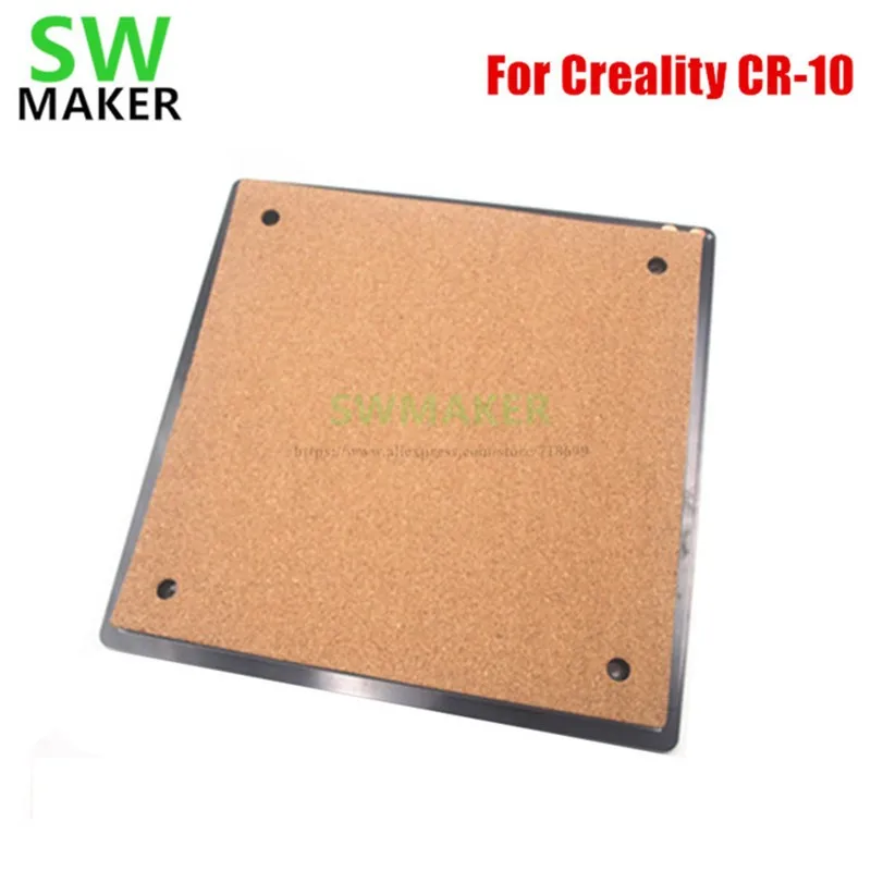 SWMAKER пробковый лист клей изоляционный для Creality CR 10 3D принтер кровать с подогревом