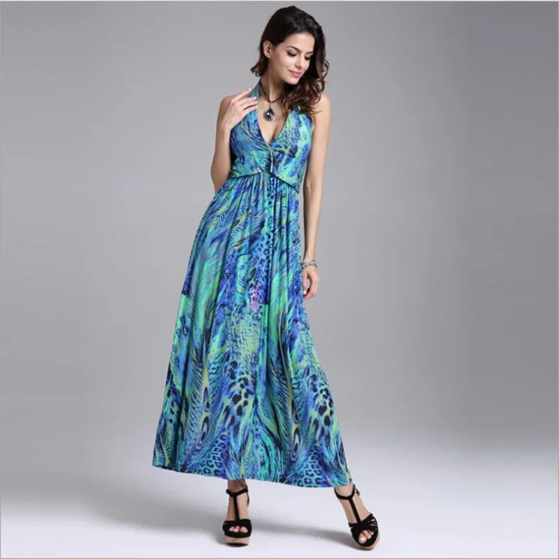 colourful maxi dress