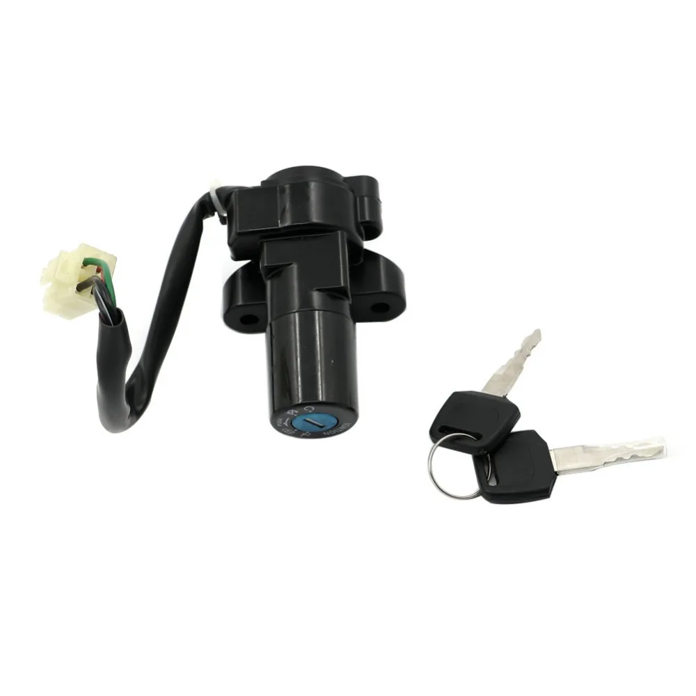 Motorcycle Ignition Key Switch Control Lock 2 Keys For Suzuki GSF 400