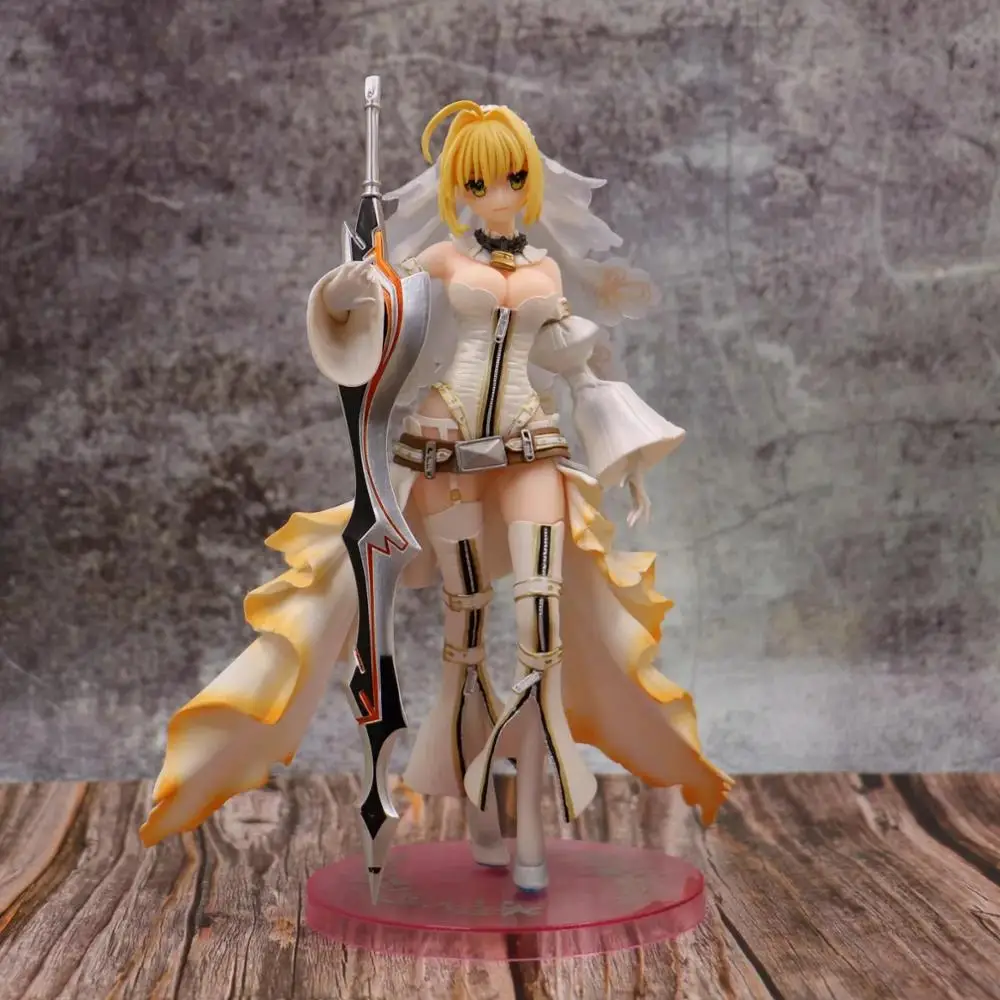 Аниме Fate Grand Order слуга меч невесты сексуальная фигура Нерон Клавдий свадебное