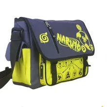 Naruto Messenger Crossbody Bag Japan Anime Naruto Uzumaki Cosplay Canvas Shoulders Bag Unisex Students School Bag