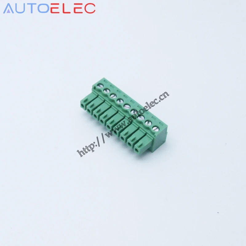100 шт./лот 3 5 мм шаг 9P pcb клеммные блоки KF2EDGK PCB женский Разъемный соединитель MC1.5/9-Φ
