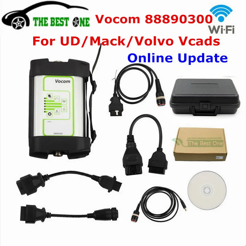 Онлайн обновление для Volvo Vocom 88890300 интерфейс Wifi USB версия грузовик диагностический сканер инструмент для UD/Mack/Volvo Vcads