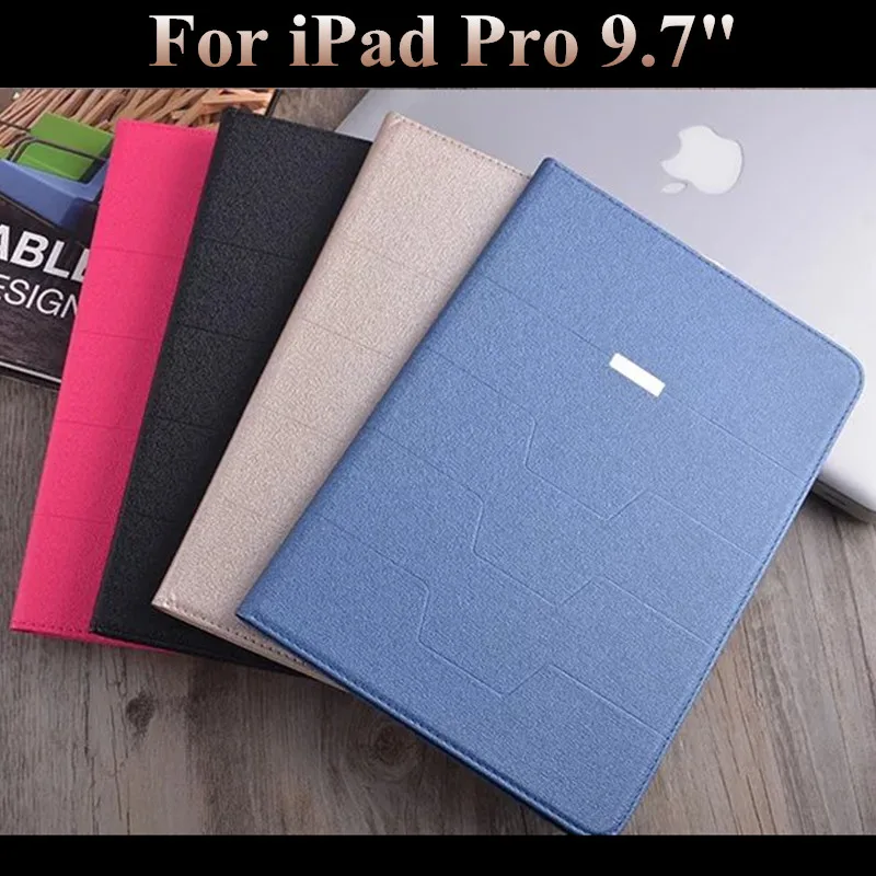 

Luxury Brand Case for iPad Pro 9.7" PU Leather Stand Cover Flip Book Case with Card Slots Tablet Smart Case for iPad Pro 9.7"