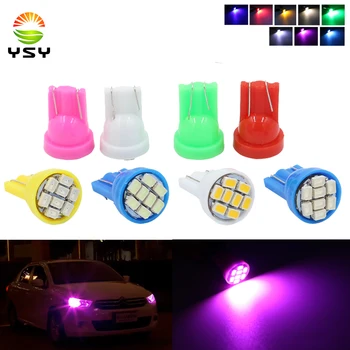 

YSY 500pcs Super Bright Led T10 8 1206 3020 8SMD 8Led Car Led 194 168 192 W5W Auto Car Lighting Wedge Lamp Light Blub