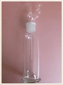 

250ml Gas Washing bottle,Straight Tube,Chemistry Glass Labware