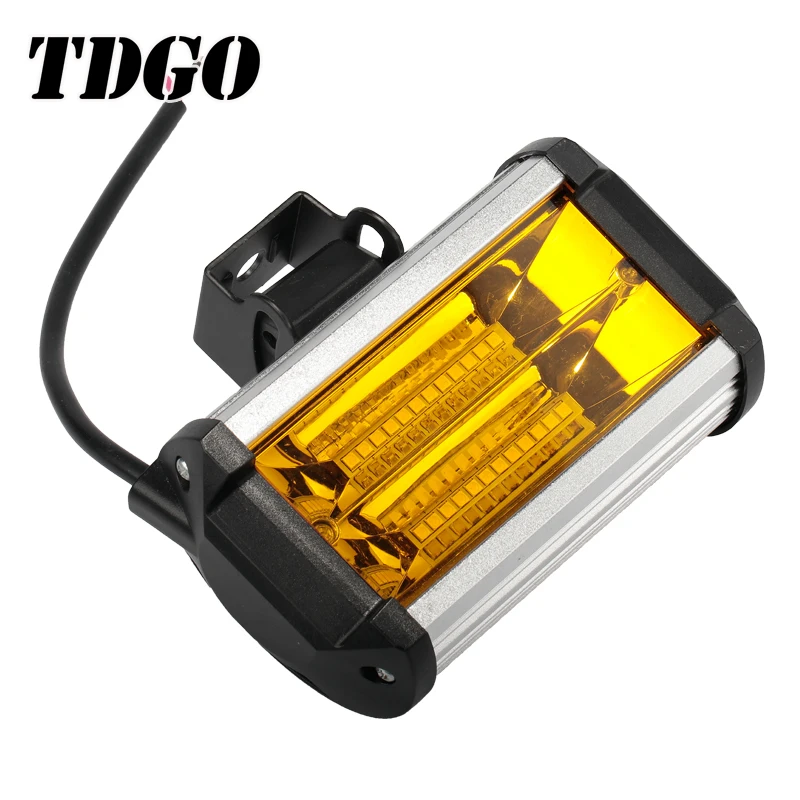 

TDGO LED Work Day Light Driving Fog Lamp 72W 4300K ATV SUV Headlight Lighting For Car Truck Jeep UTV Boat Marine Motorcycle 2018
