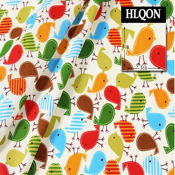 

New Arrival brids print Imported 100%cotton material for children cloth brocade fabrics DIY Sewing Craft Cloth bY one meter