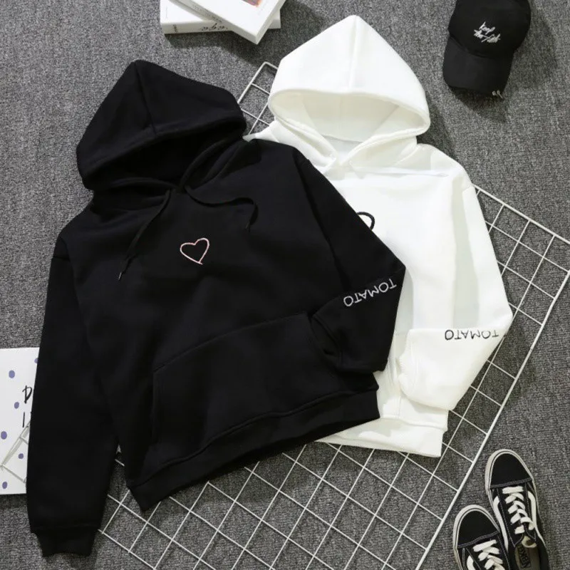 

2018 Woman Loose Pullover Hoodies Hip Hop Street wear Sweatshirts Female Hoodie