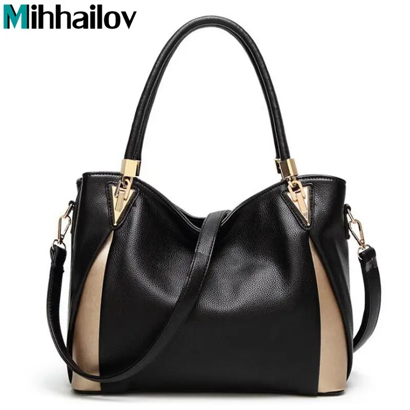 

Shoulder Bags 2019 Luxury Handbags Women Bags Designer Casual Tote PU Leather Famous Brand Kabelky Soild Bag Classic XS-263