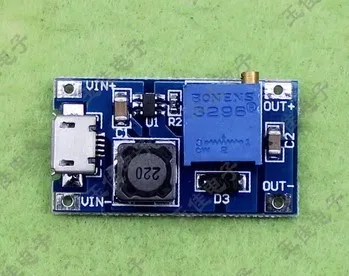 

20pcs/lot 2a Boost DC-DC Boost Module Wide Voltage Input 2 / 24V 5/9/12 / 25V Adjustable