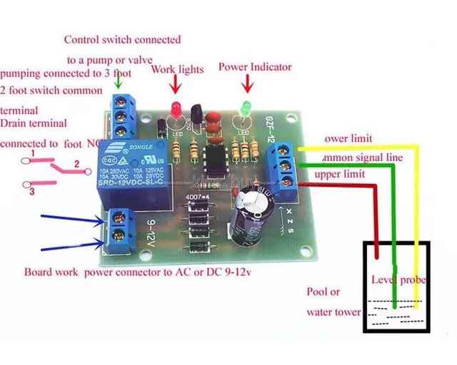 Free tracking number : Liquid Level Controller Module ... computer wiring diagram pool 