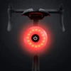 WasaFire Mini luz trasera de bicicleta luz trasera linterna recargable USB luces de advertencia de seguridad accesorio de ciclismo ► Foto 2/6