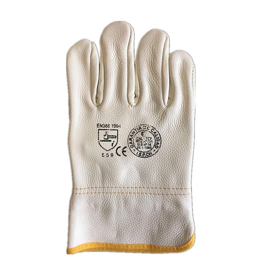 1 пара рабочих перчаток из воловьей кожи, изоляционные сварочные перчатки, защитные садовые спортивные износостойкие перчатки, Новинка