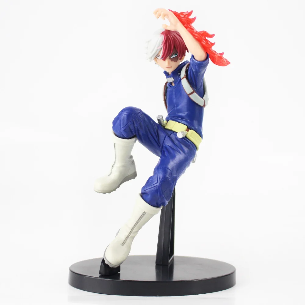 Аниме Мой герой Academy Figure Todoroki Shoto ПВХ Коллекция Модель игрушки Удивительные герои Vol.2 подарок на день рождения - Цвет: B