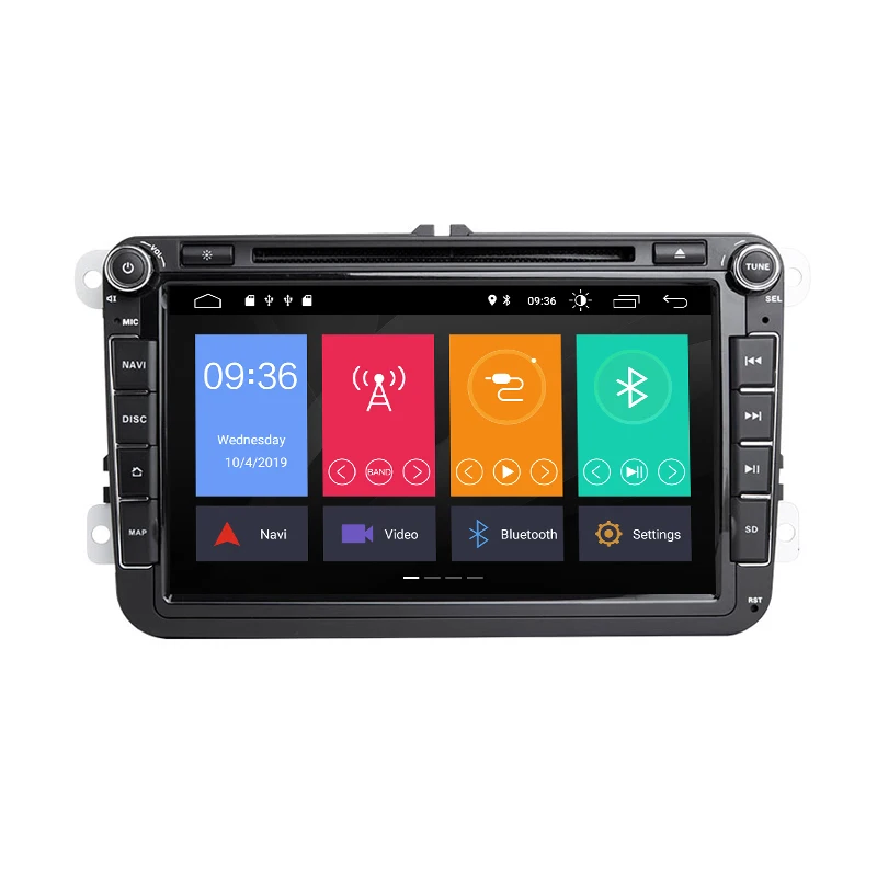 Flash Deal 8"2 Din Android 9.0 Car DVD Player For VW Passat b6 T5 CC golf 5 6 Skoda Octavia 2 3 Superb 2 Amarok Seat Leon 2 GPS Navigation 1