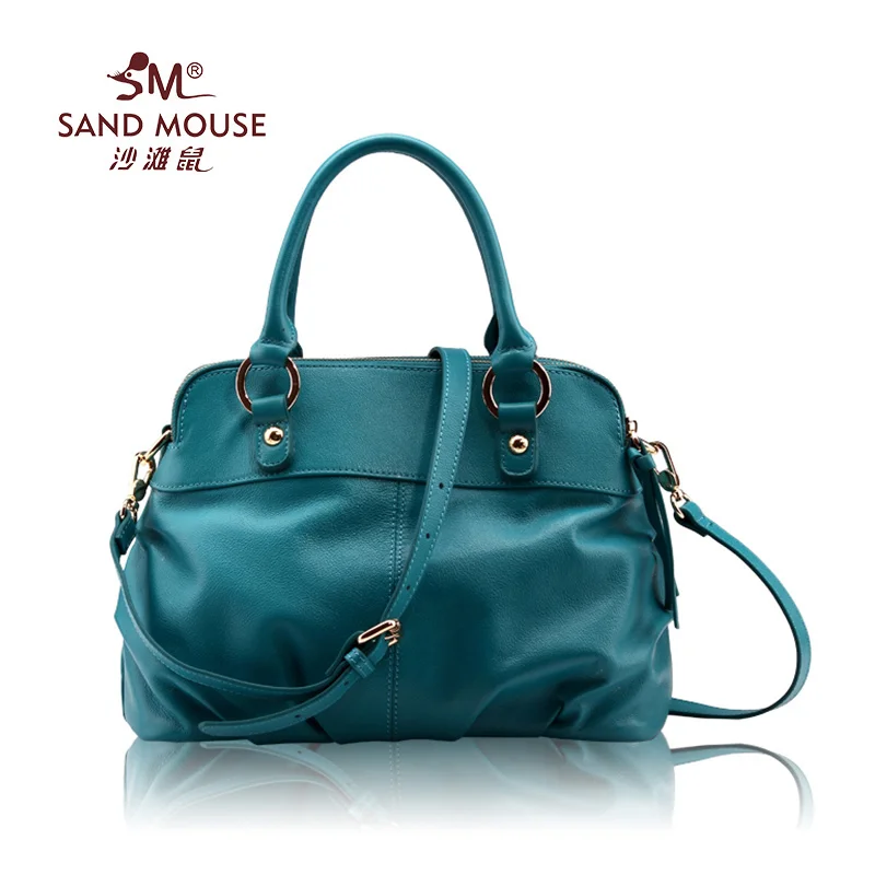 SAND MOUSE New Fashion Genuine Leather Handbags Shoulder Crossbody Bags Portable Handle Bags Famous Brand Designer High Quality